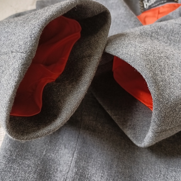 VINTAGE 1960s. DESIGNER,"MICHAEL NOVARESE" WOOL DRESS w/ MATCHING CROP JACKET! - Picture 14 of 16